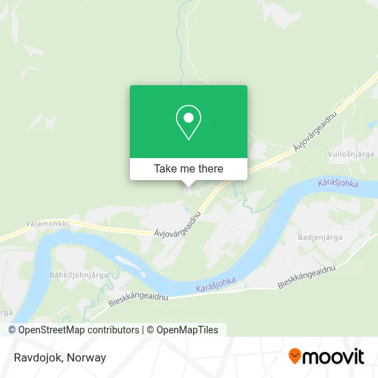Ravdojok map