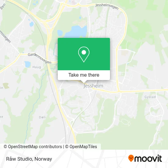 Råw Studio map