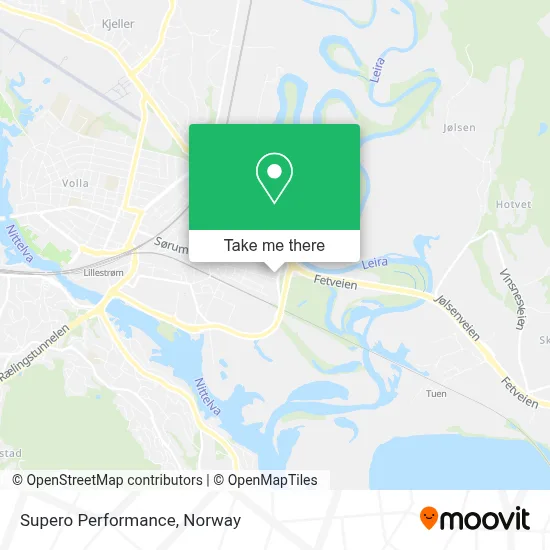Supero Performance map