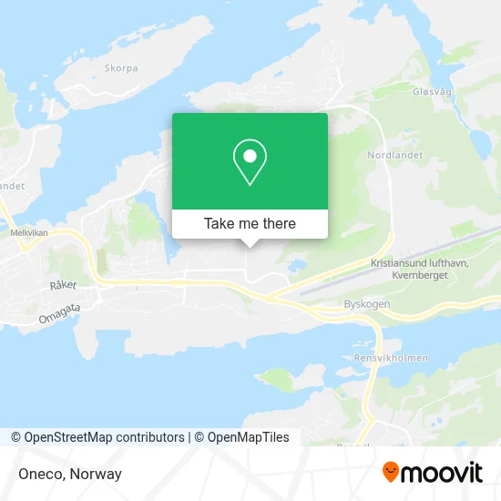 Oneco map