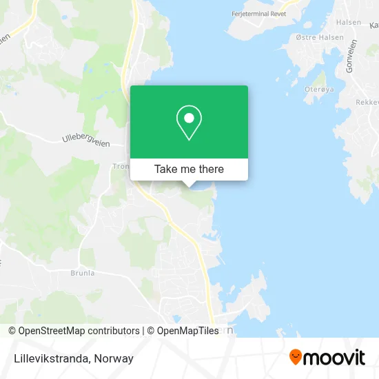 Lillevikstranda map