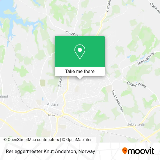 Rørleggermester Knut Anderson map