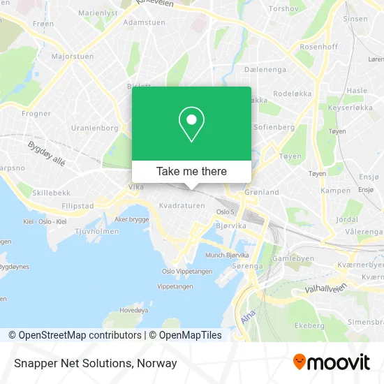 Snapper Net Solutions map