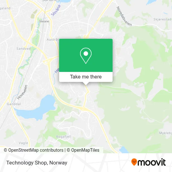Technology Shop map