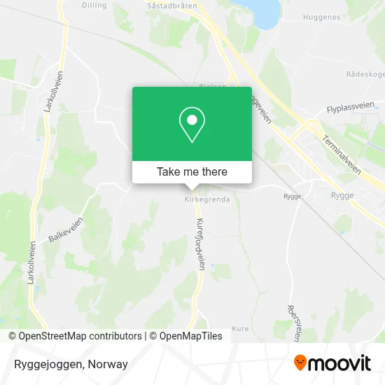 Ryggejoggen map