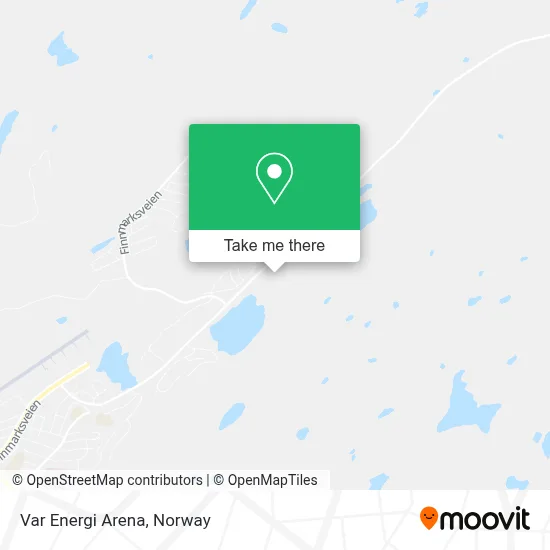 Var Energi Arena map