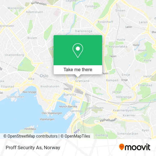 Proff Security As map