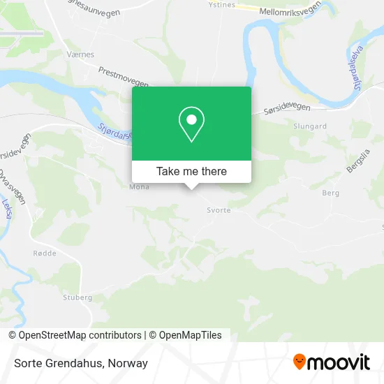 Sorte Grendahus map