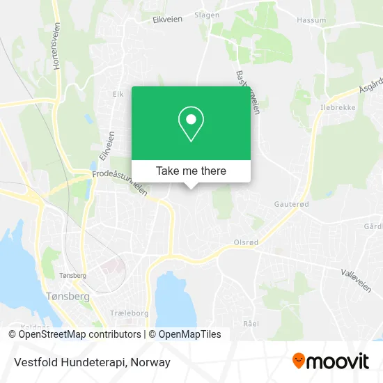 Vestfold Hundeterapi map