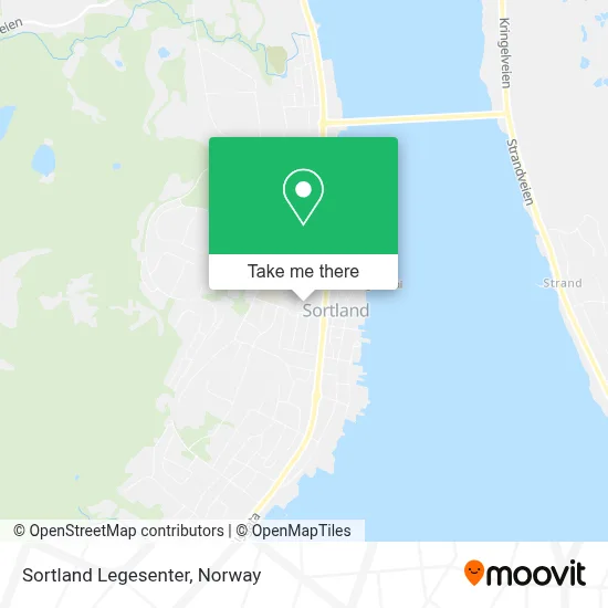 Sortland Legesenter map