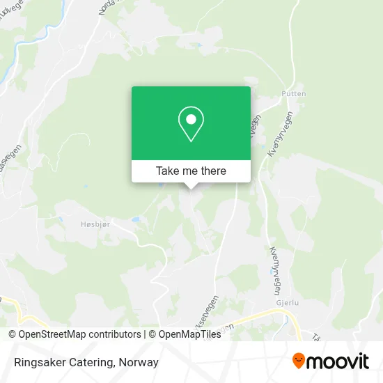 Ringsaker Catering map