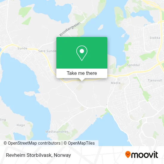 Revheim Storbilvask map