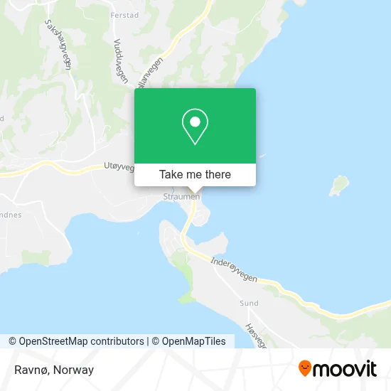 Ravnø map