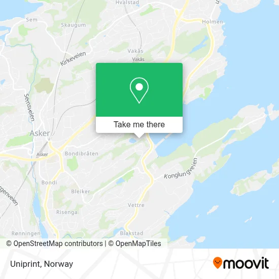 Uniprint map