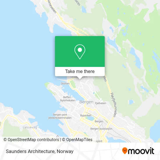 Saunders Architecture map