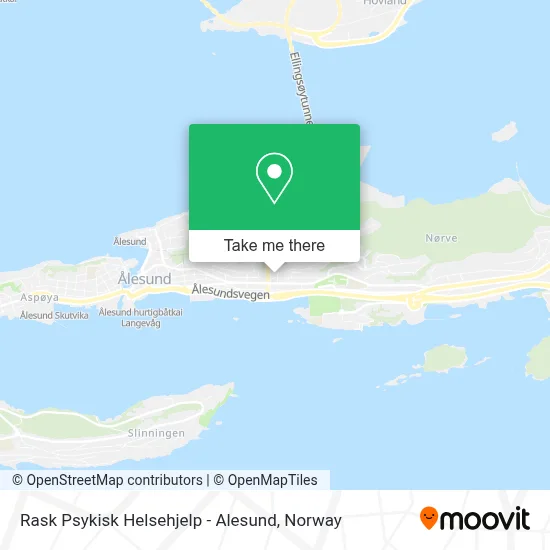 Rask Psykisk Helsehjelp - Alesund map
