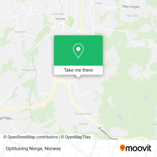 Optituning Norge map