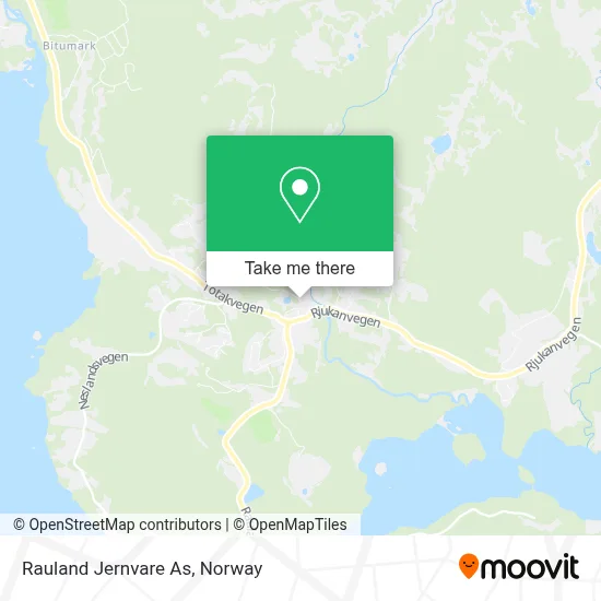 Rauland Jernvare As map