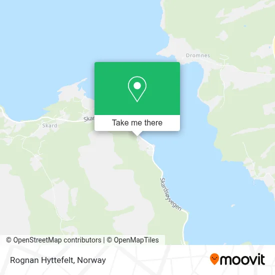 Rognan Hyttefelt map