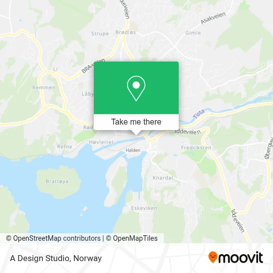 A Design Studio map