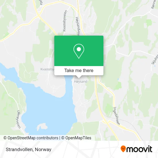 Strandvollen map