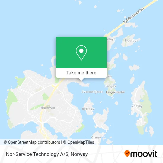 Nor-Service Technology A/S map