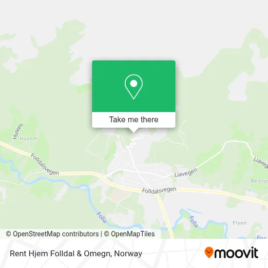 Rent Hjem Folldal & Omegn map