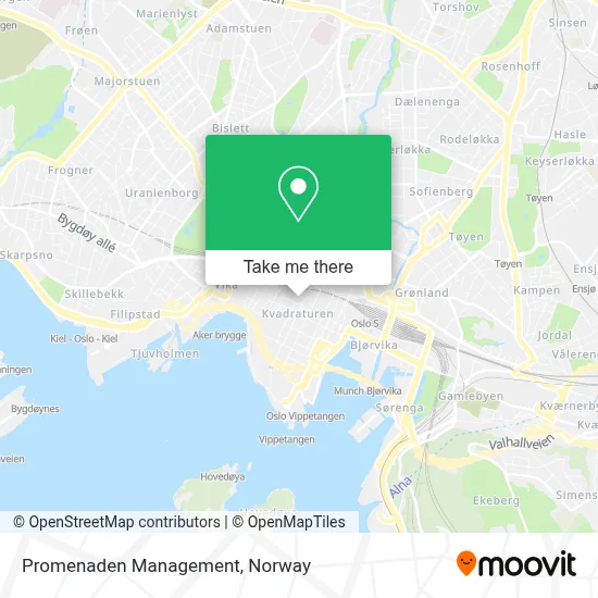 Promenaden Management map