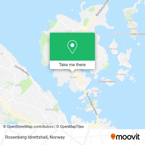 Rosenberg Idrettshall map