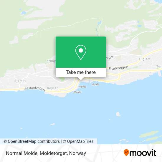 Normal Molde, Moldetorget map