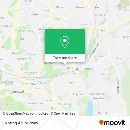 Norreq As map