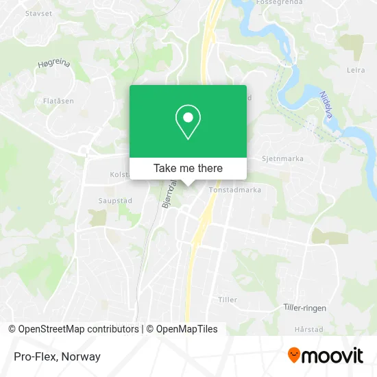 Pro-Flex map