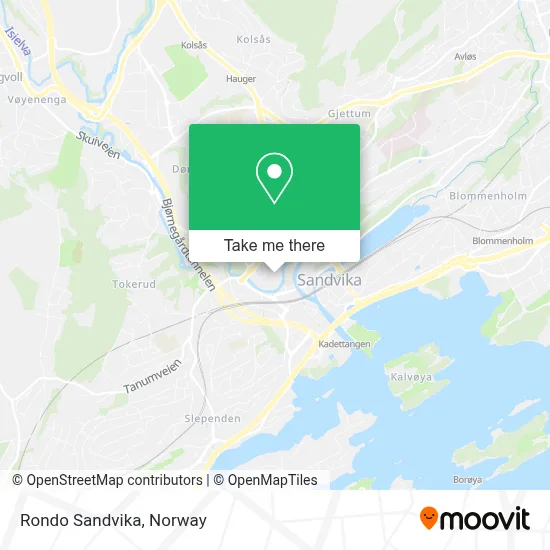 Rondo Sandvika map