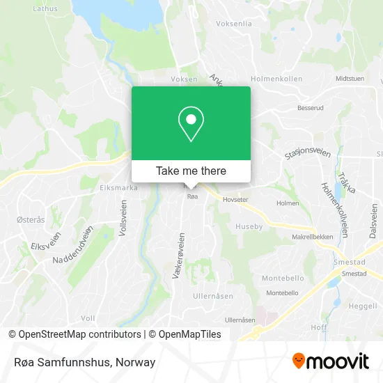 Røa Samfunnshus map