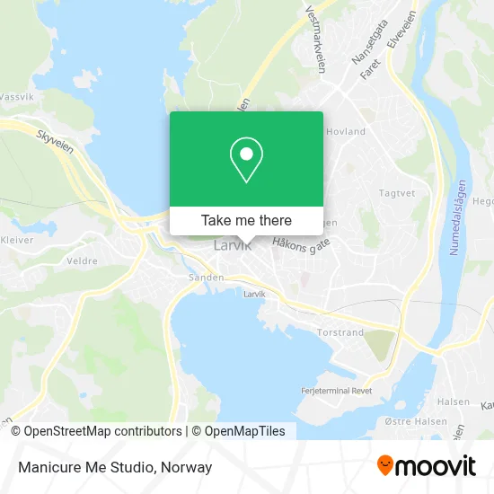 Manicure Me Studio map