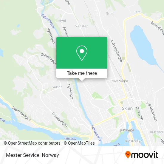 Mester Service map