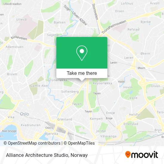 Alliance Architecture Studio map