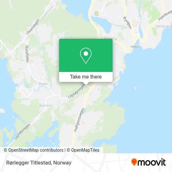 Rørlegger Titlestad map