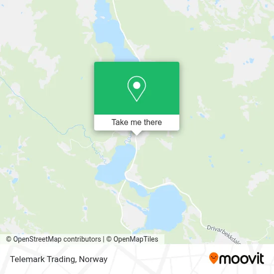 Telemark Trading map