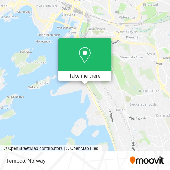 Temoco map