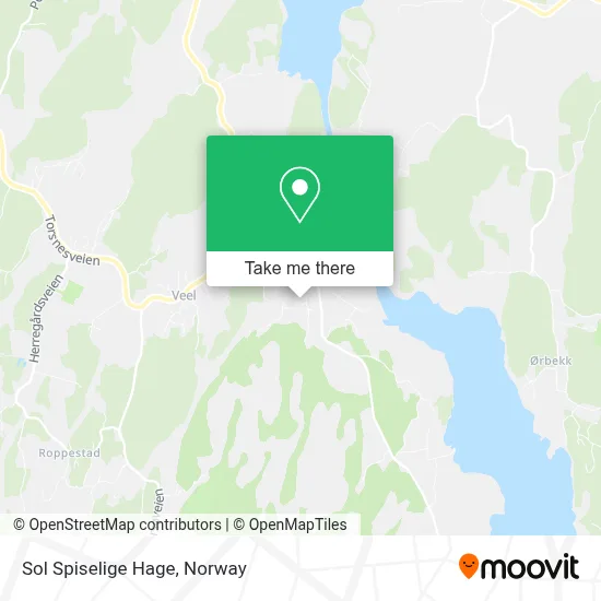 Sol Spiselige Hage map