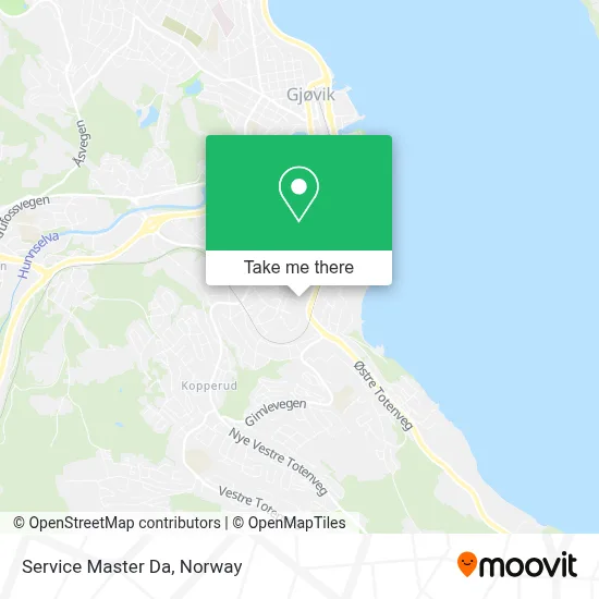 Service Master Da map
