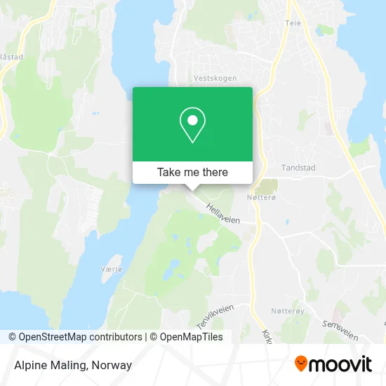Alpine Maling map