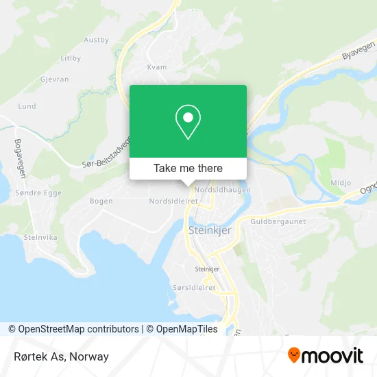 Rørtek As map
