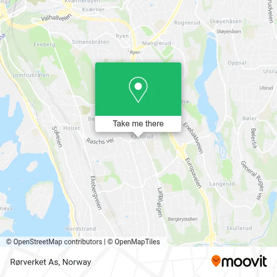 Rørverket As map