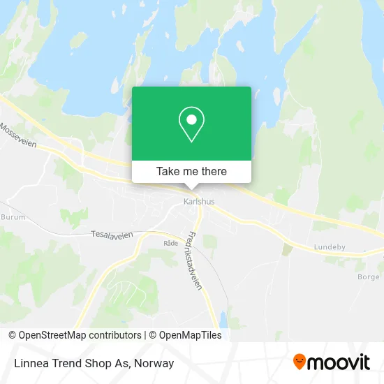 Linnea Trend Shop As map