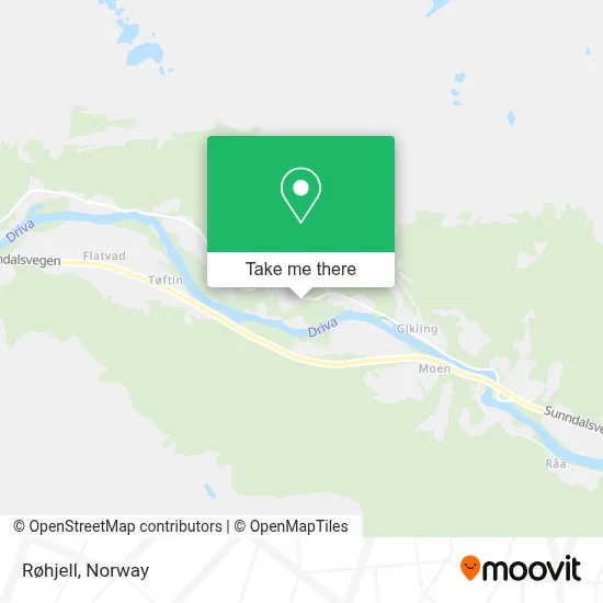 Røhjell map