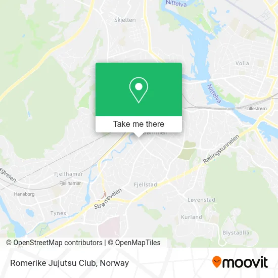 Romerike Jujutsu Club map