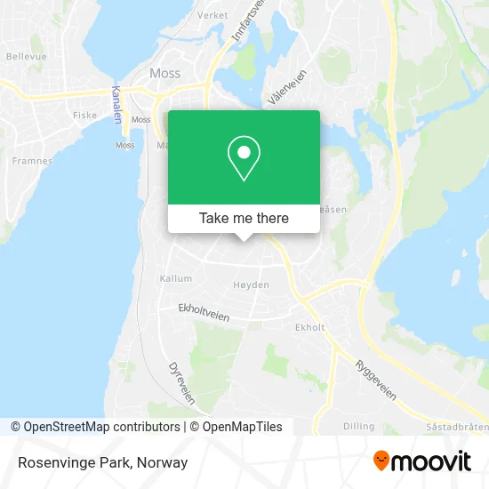 Rosenvinge Park map