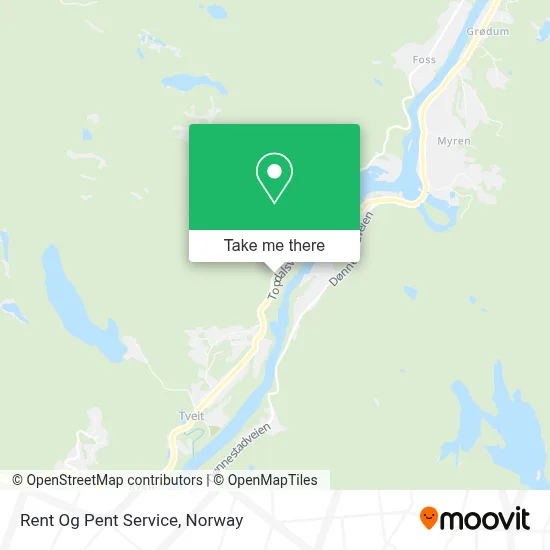 Rent Og Pent Service map